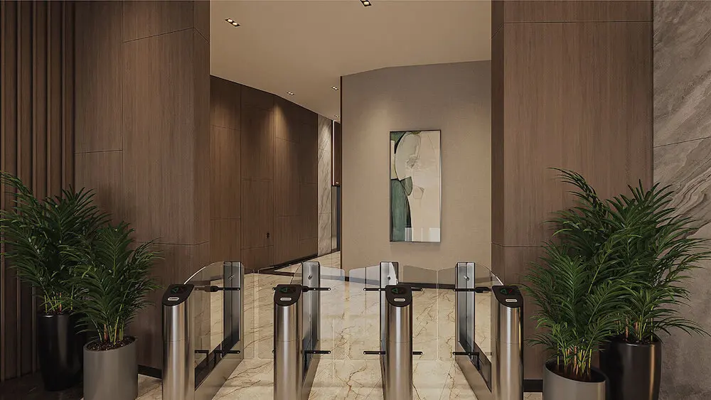 Building entrance